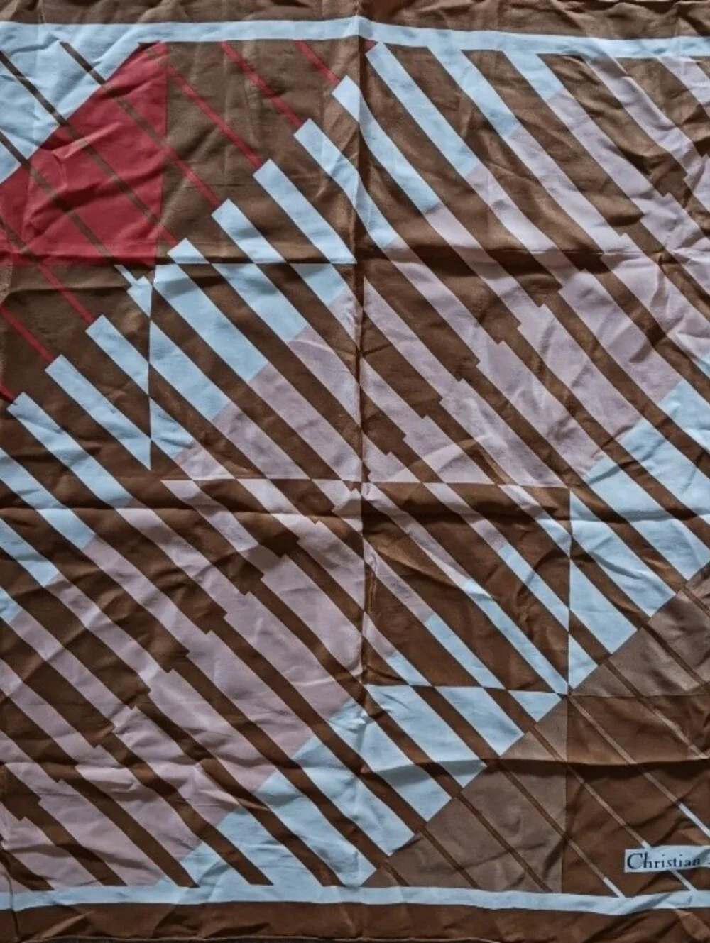 Vintage Christian Dior Silk Scarf 28